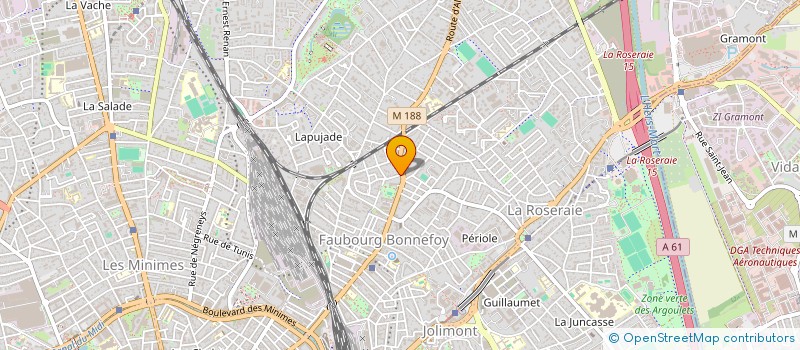 localisation de l'entreprise MONSIEUR THOMAS CECCONI  TOULOUSE