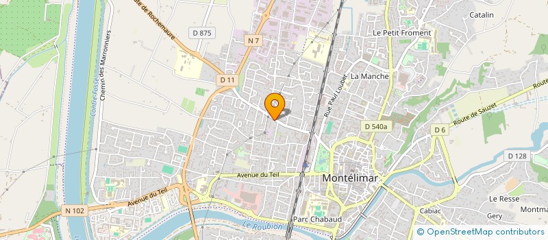 localisation de l'entreprise MONSIEUR THOMAS CELISSE  MONTELIMAR