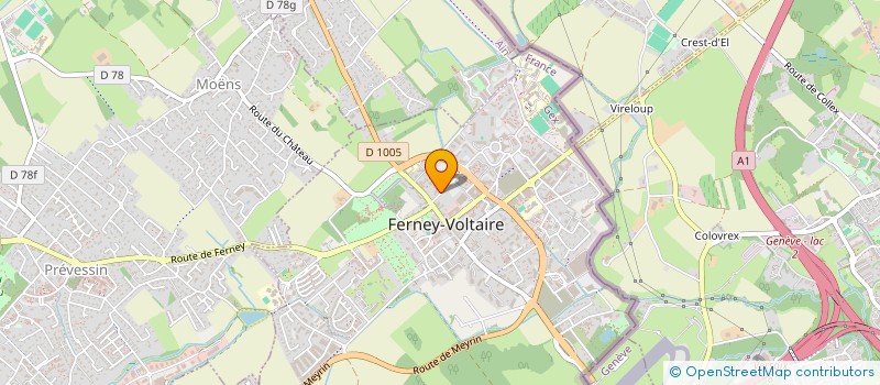 localisation de l'entreprise MONSIEUR THOMAS CERVEAU à FERNEY-VOLTAIRE