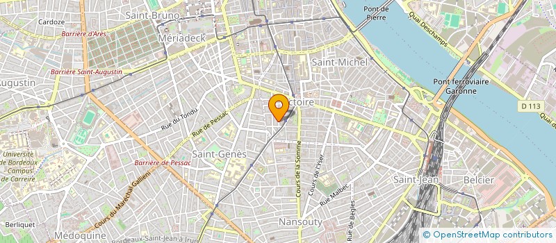 localisation de l'entreprise MONSIEUR THOMAS CESBRON à BORDEAUX