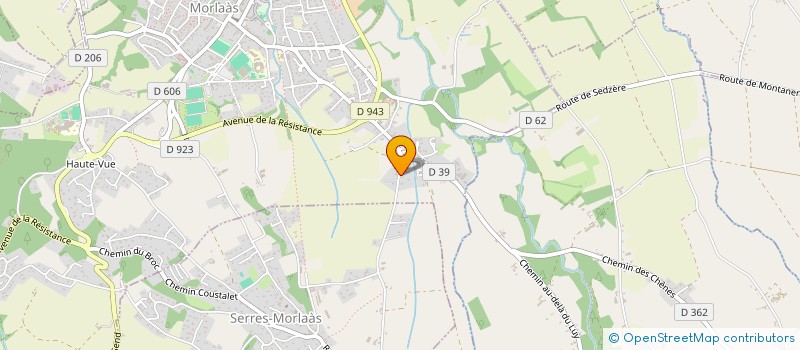 localisation de l'entreprise MONSIEUR THOMAS CEZAC à SERRES-MORLAAS