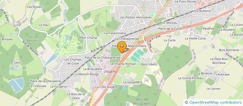 localisation de l'entreprise MONSIEUR THOMAS CHABERT  BALLAN-MIRE
