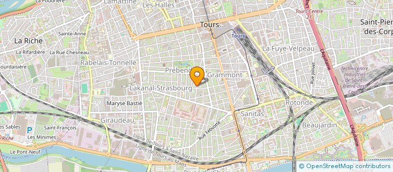 localisation de l'entreprise MONSIEUR THOMAS CHABERT  TOURS