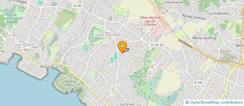 localisation de l'entreprise MONSIEUR THOMAS CHABIRON  VAUX-SUR-MER