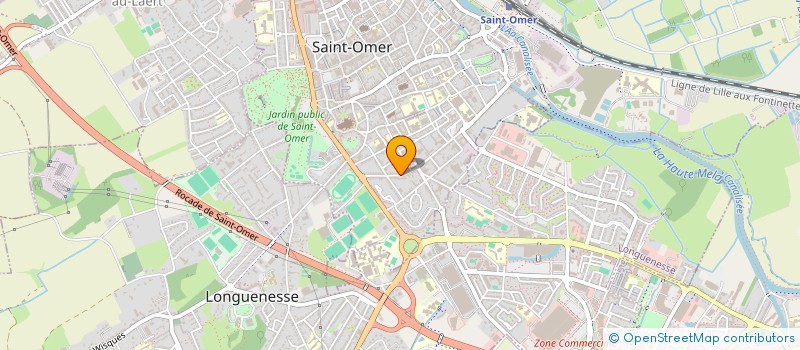 localisation de l'entreprise MONSIEUR THOMAS CHABRIER  SAINT-OMER