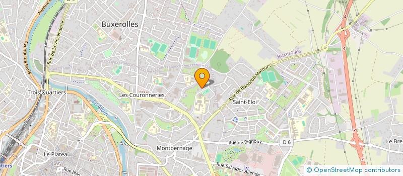localisation de l'entreprise MONSIEUR THOMAS CHAIZE à POITIERS