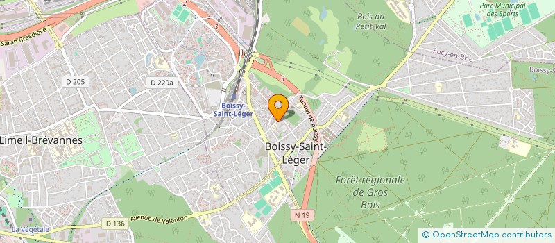 localisation de l'entreprise MONSIEUR THOMAS CHALIGNE à BOISSY-SAINT-LEGER