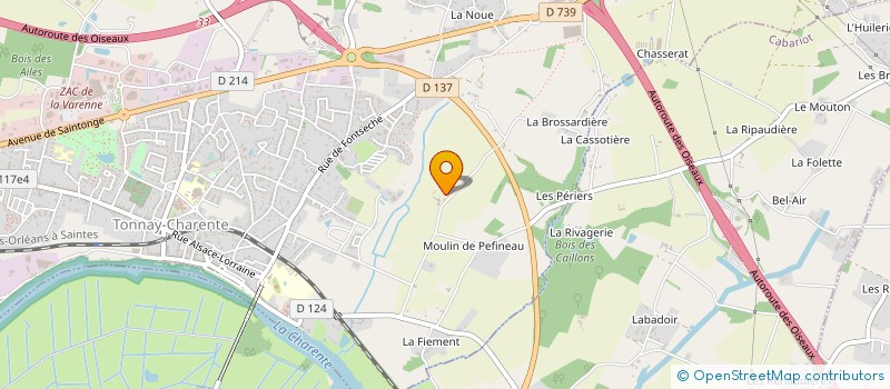 localisation de l'entreprise MONSIEUR THOMAS CHALMETTE  TONNAY-CHARENTE