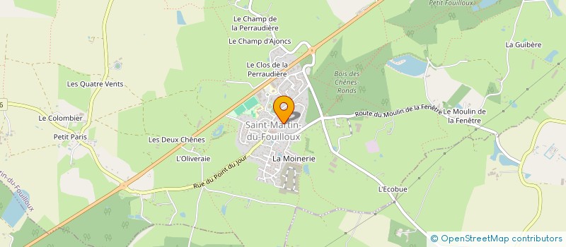 localisation de l'entreprise MONSIEUR THOMAS CHAMAILLE  SAINT-MARTIN-DU-FOUILLOUX