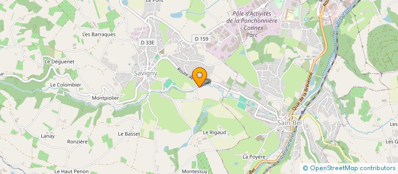 localisation de l'entreprise MONSIEUR THOMAS CHAMBE  SAVIGNY