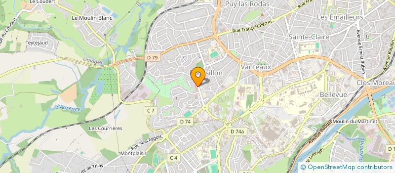 localisation de l'entreprise MONSIEUR THOMAS CHAMPAGNOL à LIMOGES