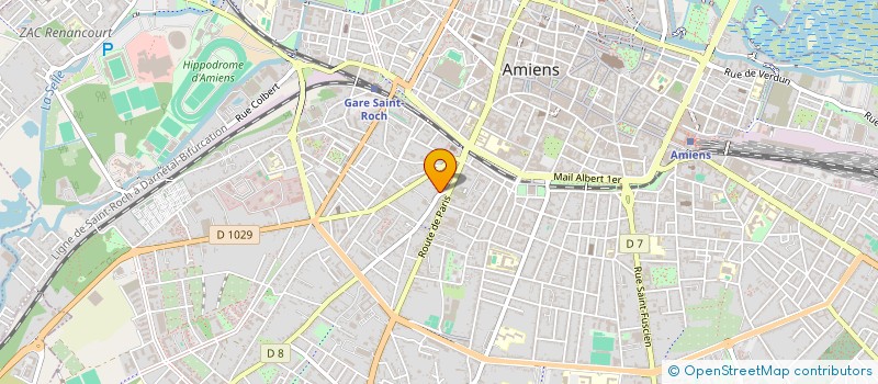 localisation de l'entreprise MONSIEUR THOMAS CHANEL  AMIENS