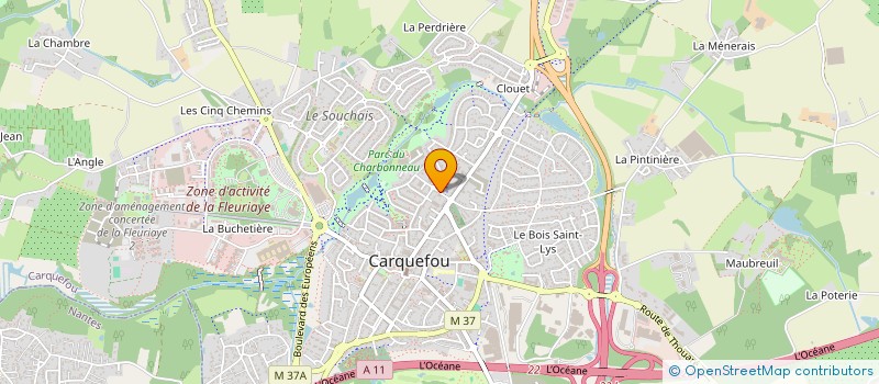 localisation de l'entreprise MONSIEUR THOMAS CHANUT à CARQUEFOU