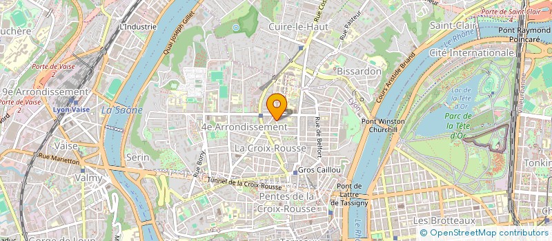 localisation de l'entreprise MONSIEUR THOMAS CHANUT  LYON