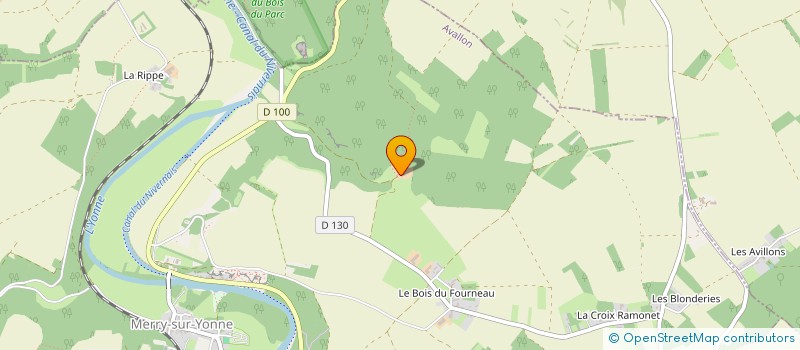 localisation de l'entreprise MONSIEUR THOMAS CHAPELET  MERRY-SUR-YONNE