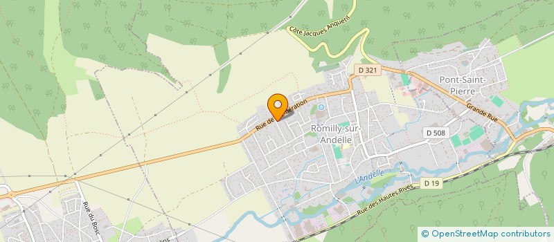 localisation de l'entreprise MONSIEUR THOMAS CHAPELLE  ROMILLY-SUR-ANDELLE