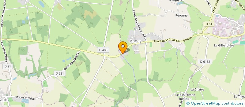 localisation de l'entreprise MONSIEUR THOMAS CHAPERON  SARTILLY-BAIE-BOCAGE