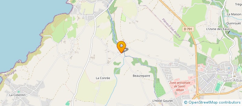localisation de l'entreprise MONSIEUR THOMAS CHAPLAIN à LAMBALLE-ARMOR