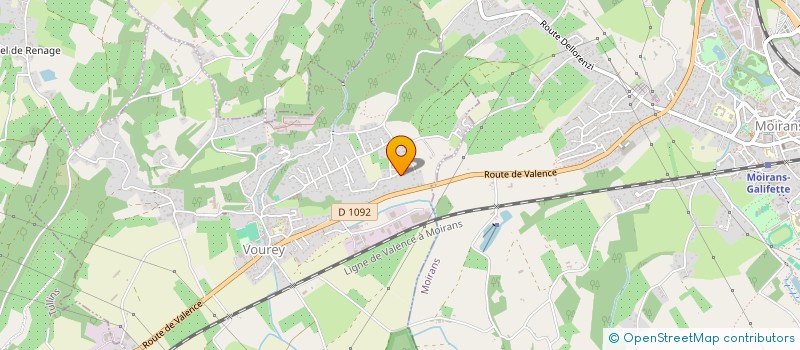 localisation de l'entreprise MONSIEUR THOMAS CHARBONNEAU  VOUREY