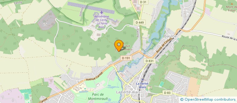 localisation de l'entreprise MONSIEUR THOMAS CHARLESIA  CERNY