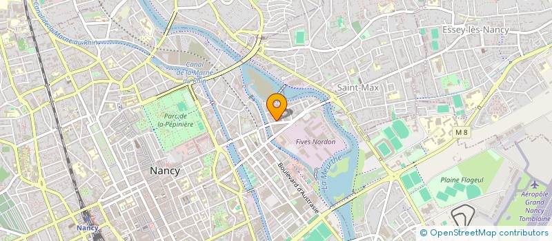 localisation de l'entreprise MONSIEUR THOMAS CHARLIER  NANCY