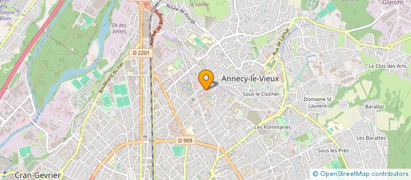 localisation de l'entreprise MONSIEUR THOMAS CHARLUT à ANNECY