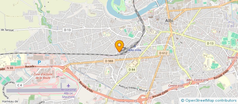 localisation de l'entreprise MONSIEUR THOMAS CHAROY  ALBI