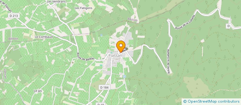 localisation de l'entreprise MONSIEUR THOMAS CHARPENTIER  FLASSAN