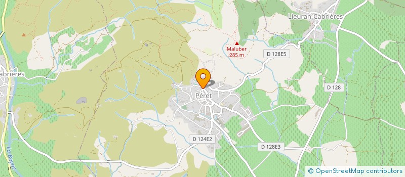 localisation de l'entreprise MONSIEUR THOMAS CHARPENTIER  PERET