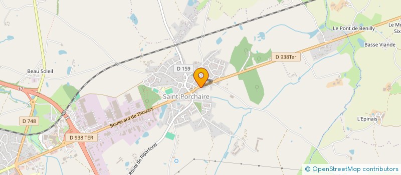 localisation de l'entreprise MONSIEUR THOMAS CHARRUAU  BRESSUIRE