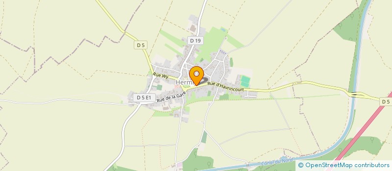 localisation de l'entreprise MONSIEUR THOMAS CHARTREZ  GRAINCOURT-LES-HAVRINCOURT