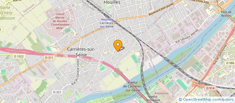 localisation de l'entreprise MONSIEUR THOMAS CHASSERAY  CARRIERES-SUR-SEINE