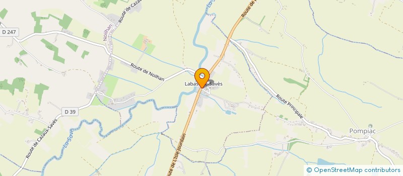 localisation de l'entreprise MONSIEUR THOMAS CHATEAU COLLET  LABASTIDE-SAVES