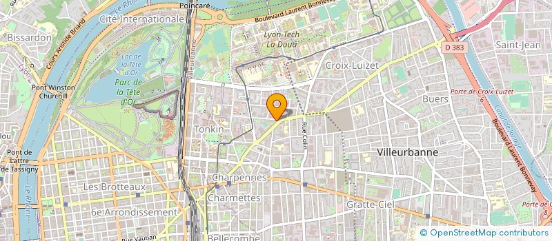 localisation de l'entreprise MONSIEUR THOMAS CHATILLON  VILLEURBANNE