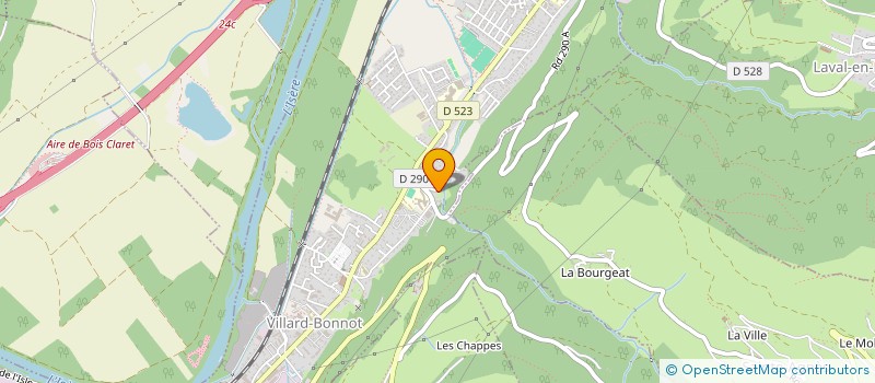 localisation de l'entreprise MONSIEUR THOMAS CHATTON  VILLARD-BONNOT