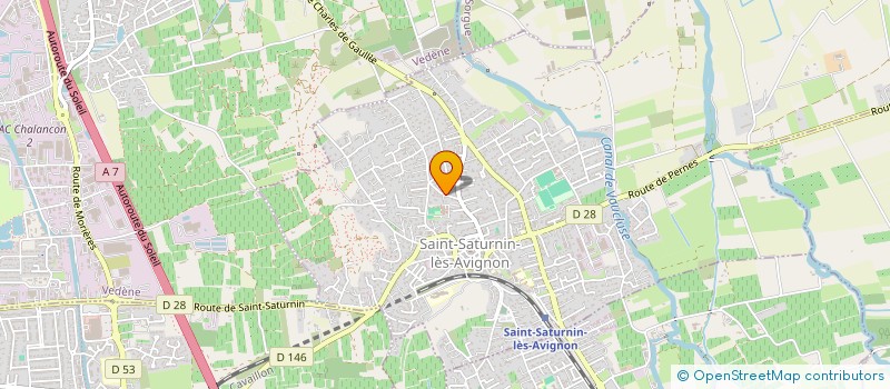 localisation de l'entreprise MONSIEUR THOMAS CHAUDON  SAINT-SATURNIN-LES-AVIGNON