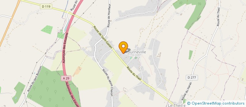 localisation de l'entreprise MONSIEUR THOMAS CHAUFFRAY  FOURNEVILLE