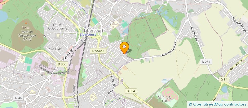 localisation de l'entreprise MONSIEUR THOMAS CHAUVEAU  LIBERCOURT