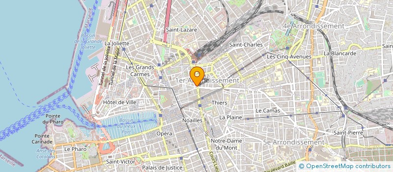 localisation de l'entreprise MONSIEUR THOMAS CHAUVIN à MARSEILLE