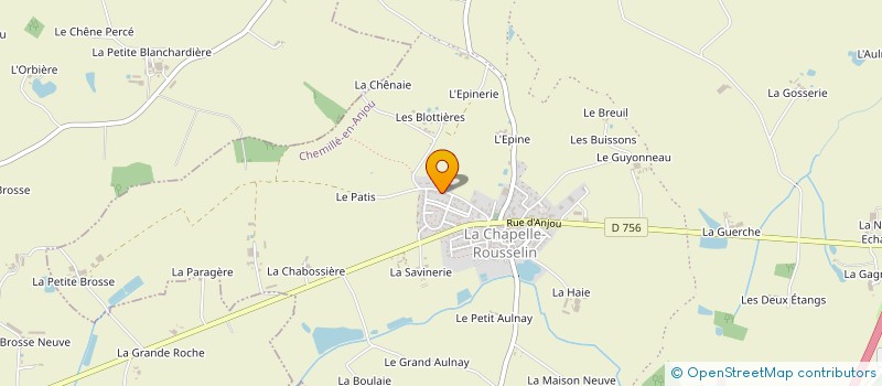 localisation de l'entreprise MONSIEUR THOMAS CHAUVIN  CHEMILLE-EN-ANJOU