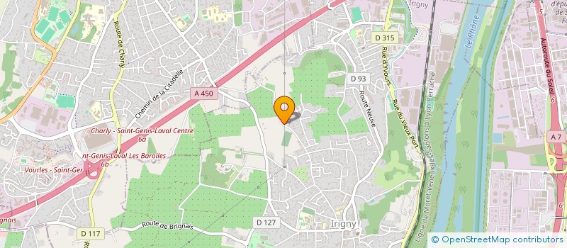 localisation de l'entreprise MONSIEUR THOMAS CHAZE  IRIGNY