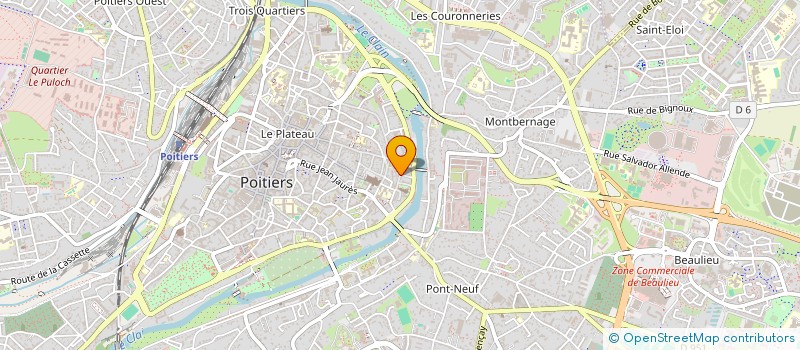 localisation de l'entreprise MONSIEUR THOMAS CHENESEAU à POITIERS