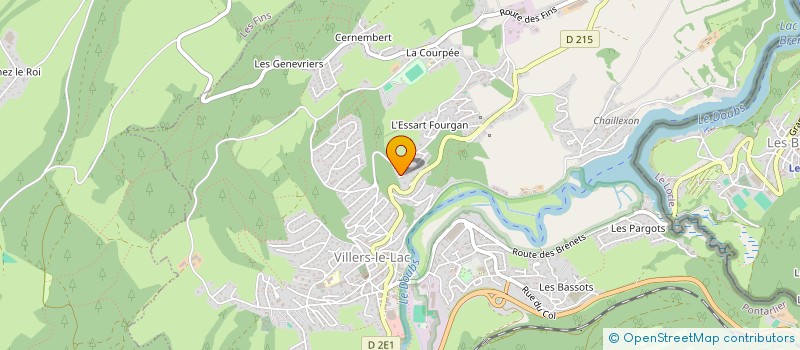 localisation de l'entreprise MONSIEUR THOMAS CHEVENNEMENT  VILLERS-LE-LAC