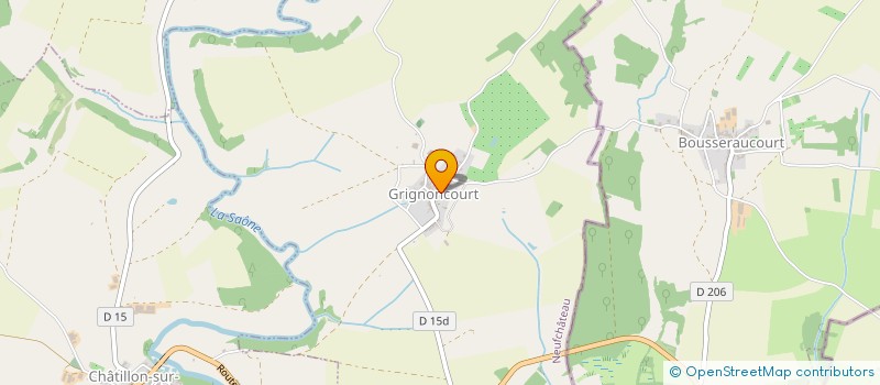 localisation de l'entreprise MONSIEUR THOMAS CHEVRIER  GRIGNONCOURT