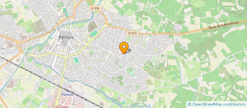 localisation de l'entreprise MONSIEUR THOMAS CHIADO  PERTUIS