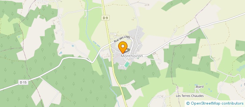 localisation de l'entreprise MONSIEUR THOMAS CHIRON  MONTHOIRON