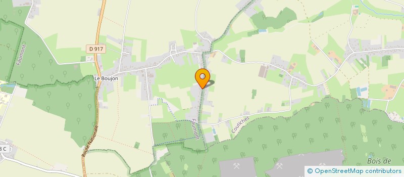 localisation de l'entreprise MONSIEUR THOMAS CHOTEAU  FAUMONT