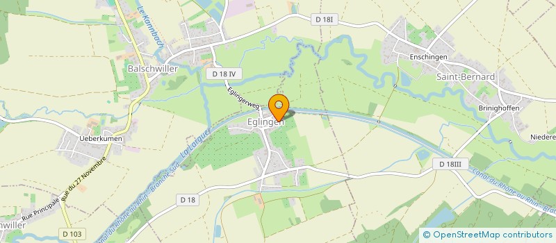 localisation de l'entreprise MONSIEUR THOMAS CHRISTEN  EGLINGEN