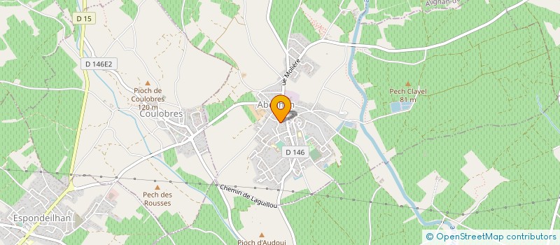 localisation de l'entreprise MONSIEUR THOMAS CHRISTINY  ABEILHAN