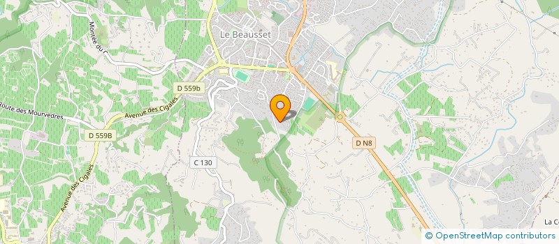 localisation de l'entreprise MONSIEUR THOMAS CIANFARANI  LE BEAUSSET